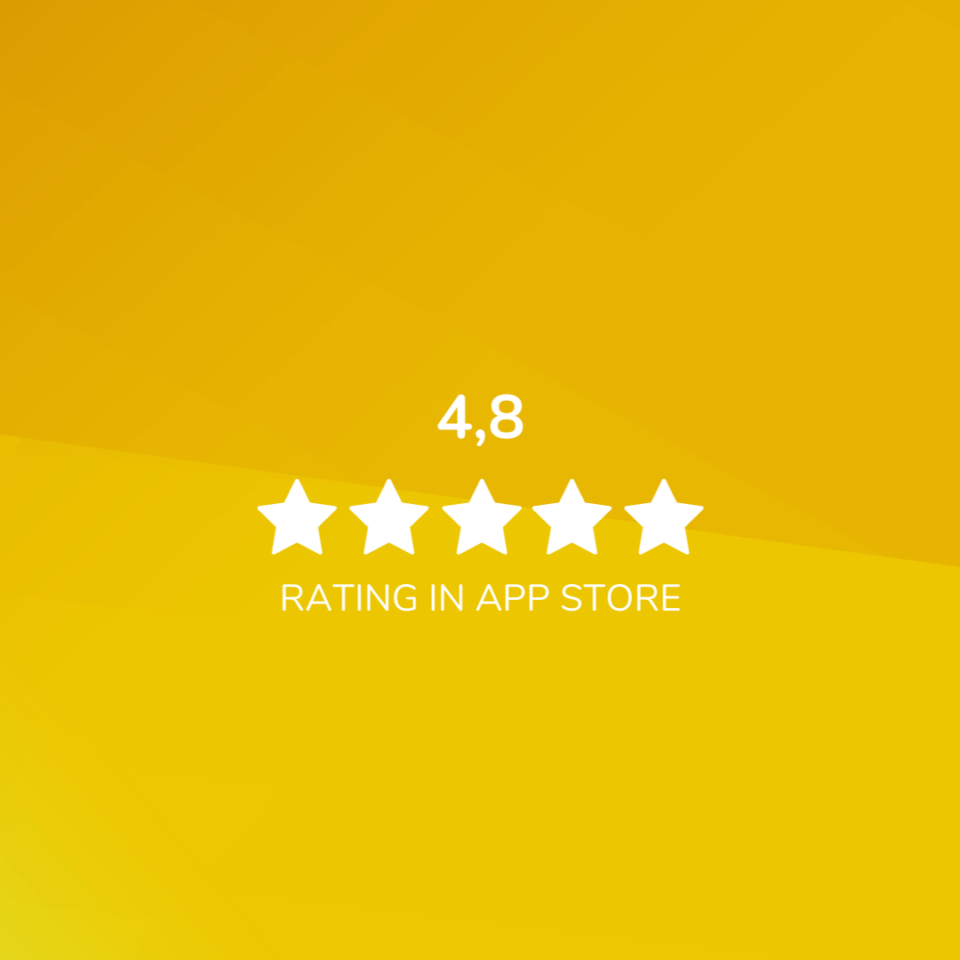 Rating in app store 2021 Image: Rating in app store 2021