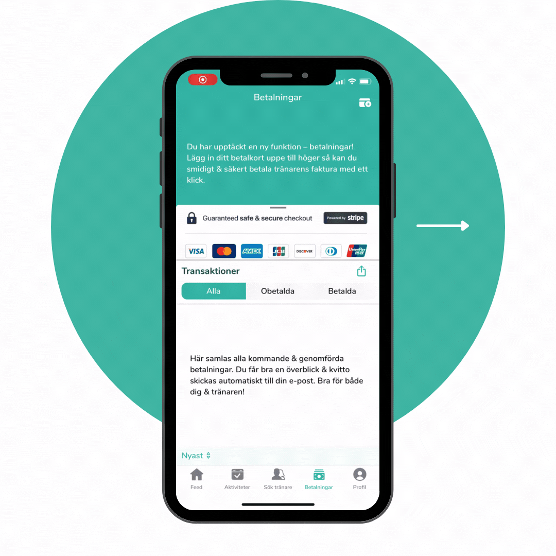 Registrera kort – Ryttare – Ridesum